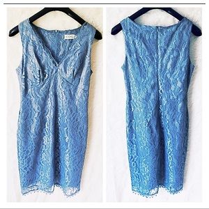 CDC Ice Blue Lace Dress - Size 6